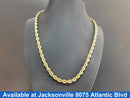 Rope Chain - Yellow Gold 10k (.417) 9.2 grams 24 inch