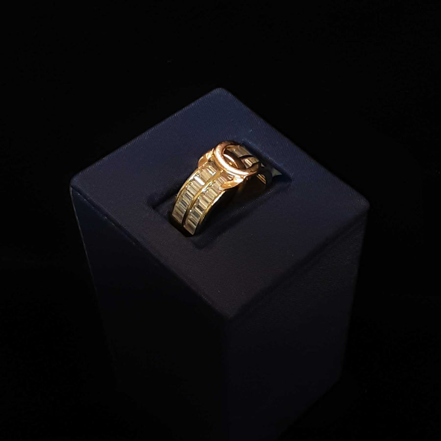 Women's Ring - Yellow Gold 14k (.585) 3.3 grams Size 5