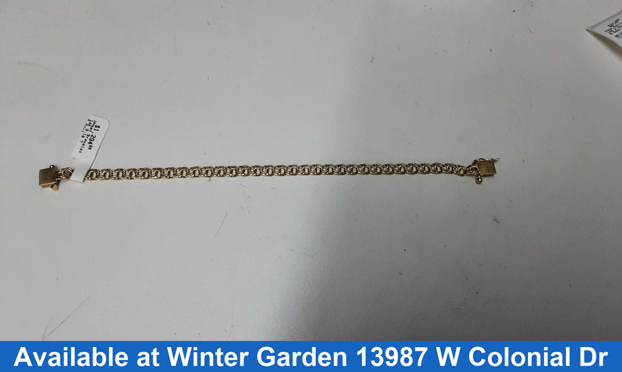 Wheat Bracelet - Yellow Gold 14k (.585) 9.1 grams 6 inch