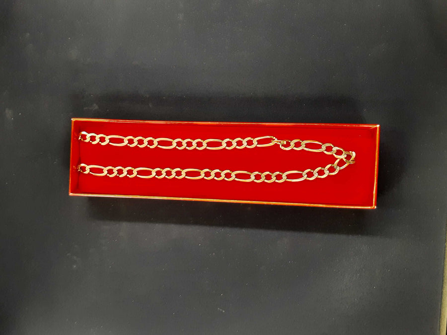 Figaro Chain - Yellow Gold 14k (.585) 38.5 grams 22 inch