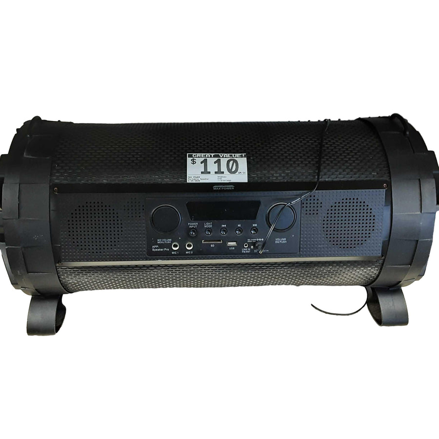 Max Power Mpd8adbz Black Portable Speaker