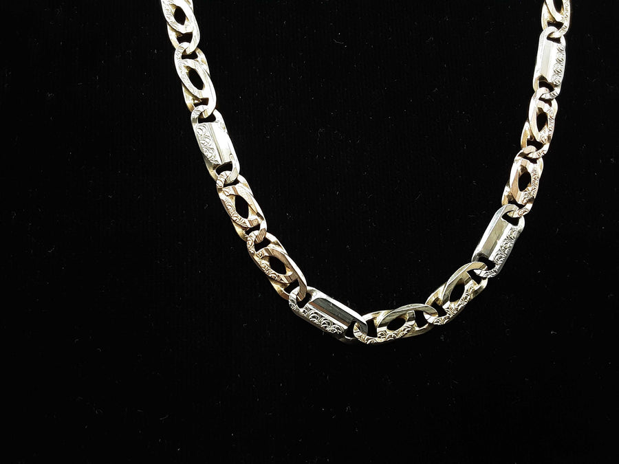 Chain - Tricolor Gold 14k (.585) 37.7 grams 24 inch