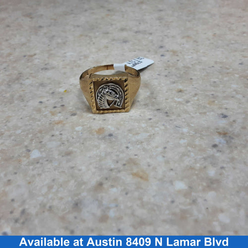 Men's Ring - Yellow Gold 14k (.585) 5.4 grams Size 11