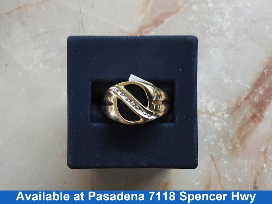 Men's Ring - Yellow Gold 10k (.417) 4.1 grams Size 20