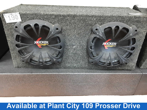 Kicker Compvr Black Car Sub-Woofer