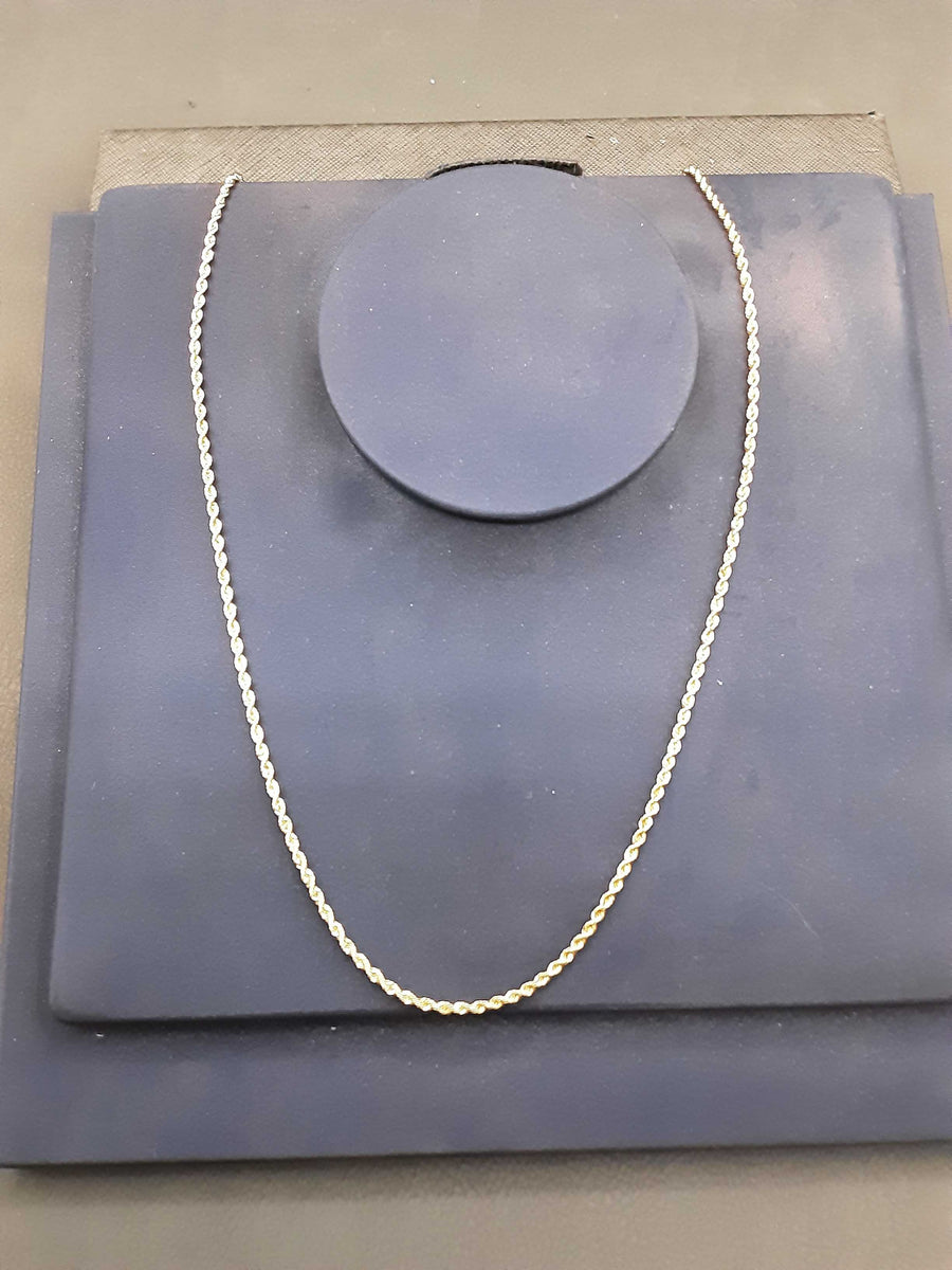 Rope Chain - Yellow Gold 10k (.417) 1.9 grams 19 inch