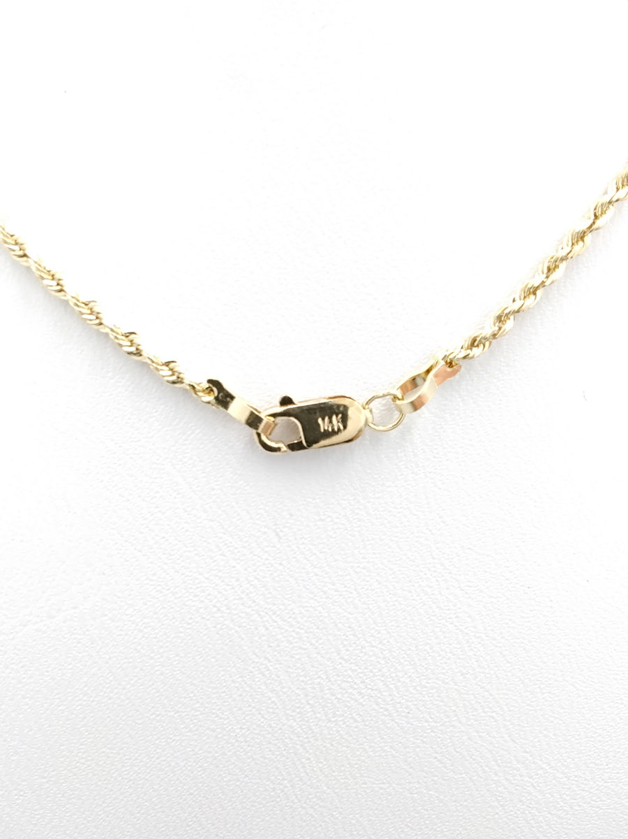 Rope Chain - Yellow Gold 14k (.585) 4.6 grams 20 inch