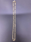 Figaro Chain - Yellow Gold 14k (.585) 41.9 grams 24 inch
