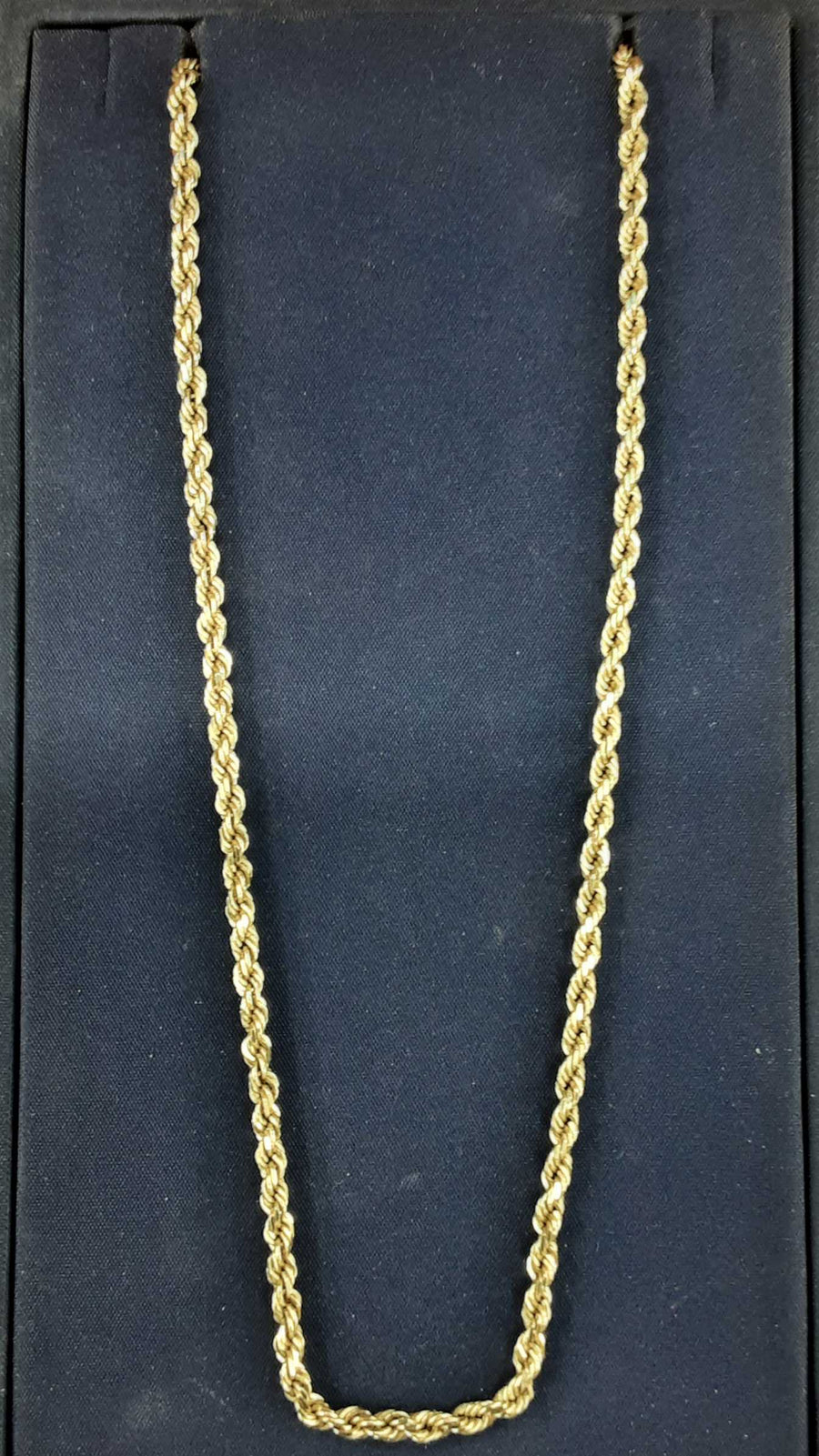Rope Chain - Yellow Gold 10k (.417) 15.2 grams 24 inch