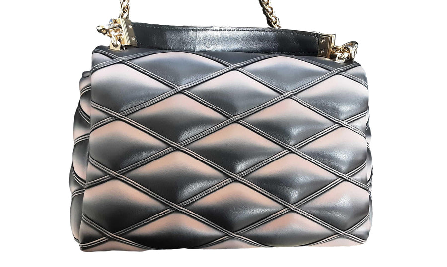 Louis Vuitton Lv Monogram Go-14 Mm Malletage Black Purse / Handbag