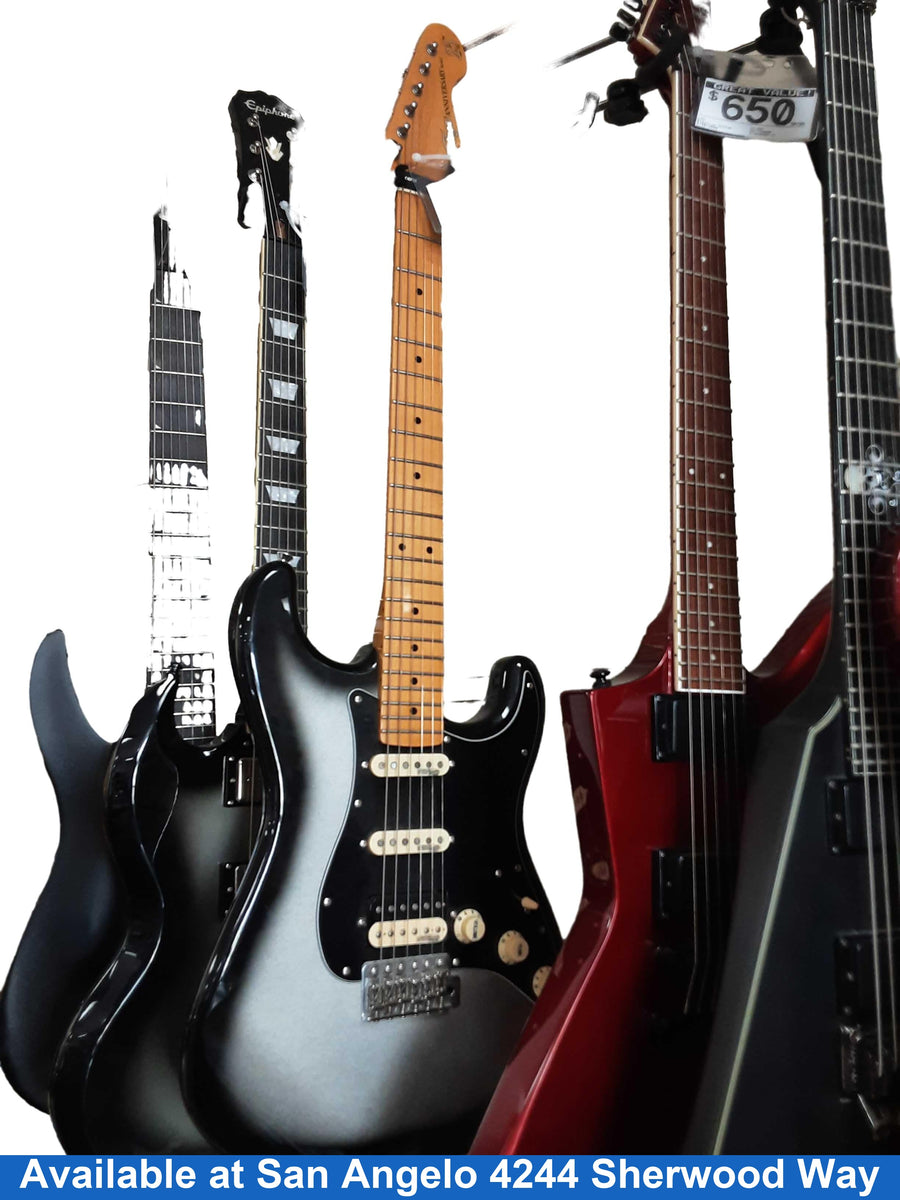 Vintage Anniversary Series Black Electric Classic Guitar