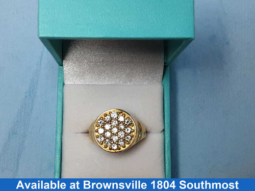Men's Ring - Yellow Gold 10k (.417) 4 grams Size 10