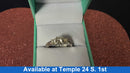 Ring - Wedding Set - White Gold 14k (.585) 4 grams Size 7