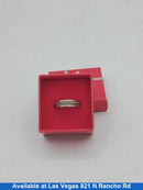 Ring - Wedding Band - White Gold 14k (.585) 5.7 grams Size 9.5
