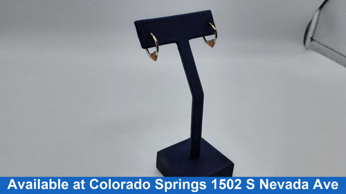 Hoop Earrings - Yellow Gold 10k (.417) 0.4 grams