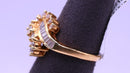 Women's Ring - Yellow Gold 18k (.750) 5.4 grams Size 8