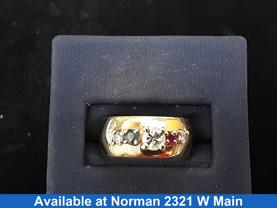 Women's Ring - Yellow Gold 14k (.585) 7.6 grams Size 6