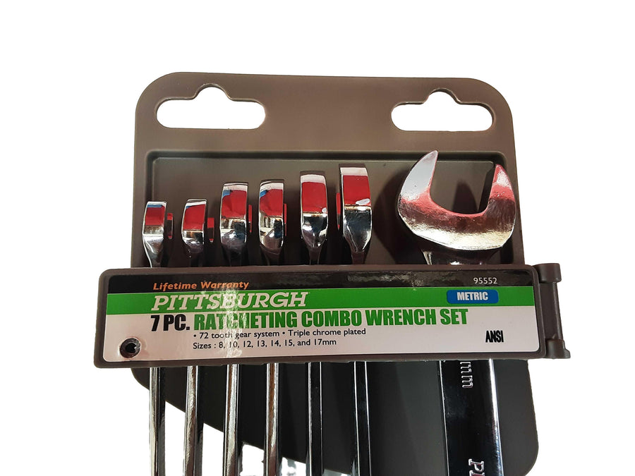 Pittsburgh 95552 Silver Hand Ratchet