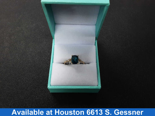 Women's Ring - Solitaire - Yellow Gold 10k (.417) 2 grams Size 20