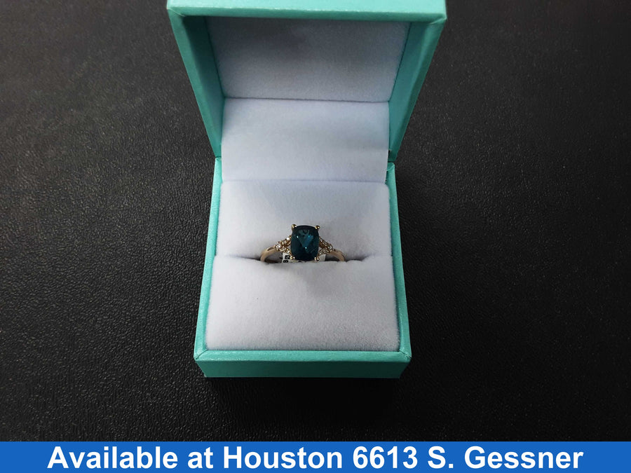 Women's Ring - Solitaire - Yellow Gold 10k (.417) 2 grams Size 20