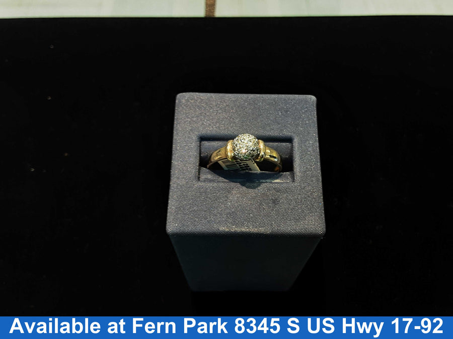 Women's Ring - Yellow Gold 10k (.417) 2.7 grams Size 9