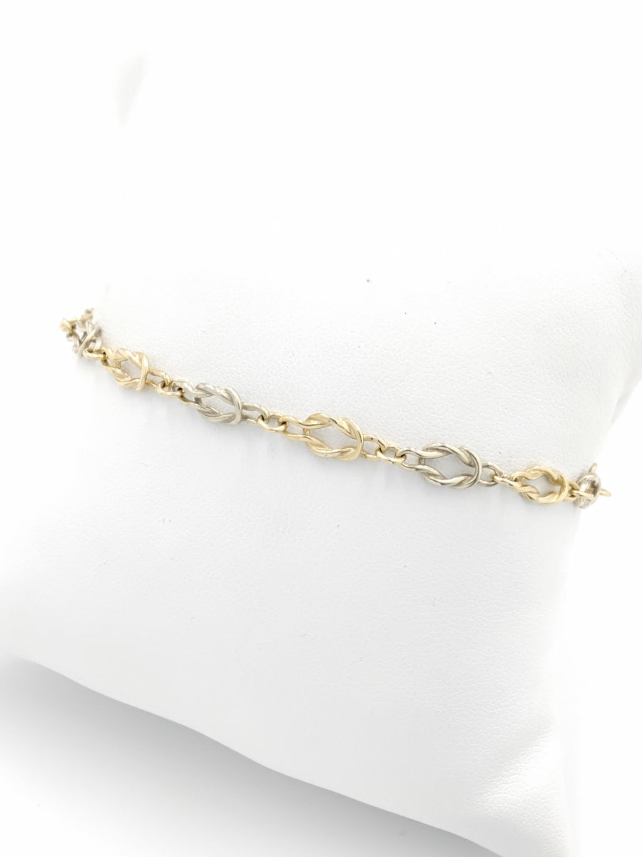 Link Bracelet - Yellow Gold 14k (.585) 7 grams 9 inch