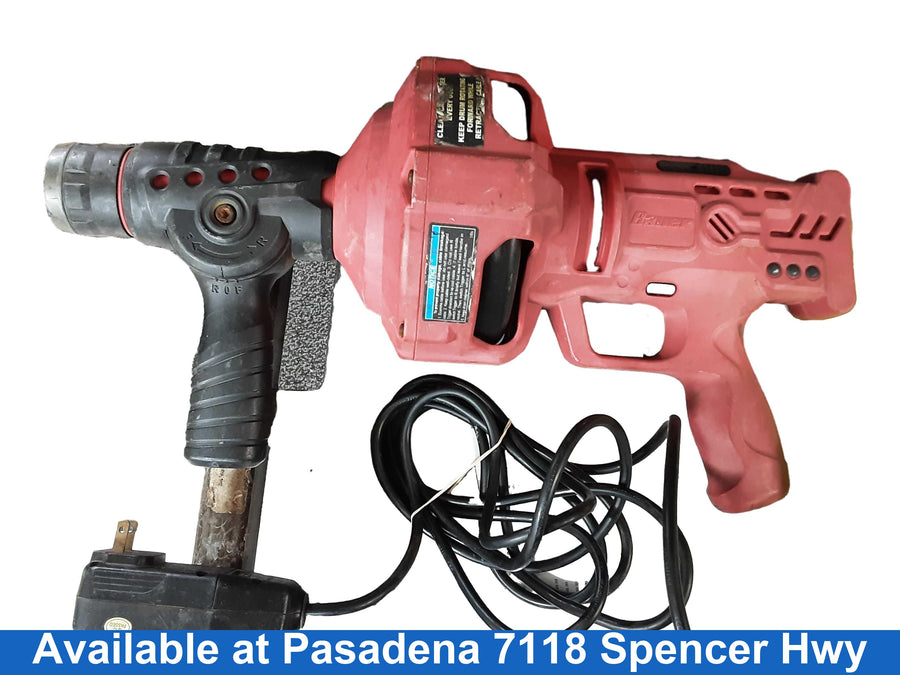 Bauer 1724e-b Red Electric Drain Snake