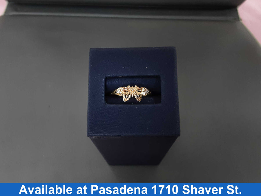 Women's Ring - Yellow Gold 10k (.417) 1.6 grams Size 10