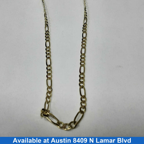 Figaro Chain - Yellow Gold 14k (.585) 8 grams 19 inch