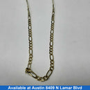 Figaro Chain - Yellow Gold 14k (.585) 8 grams 19 inch