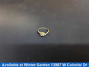 Women's Ring - Solitaire - Yellow Gold 14k (.585) 5.2 grams Size 20