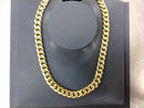 Cuban Link Chain - Yellow Gold 10k (.417) 52 grams 24 inch
