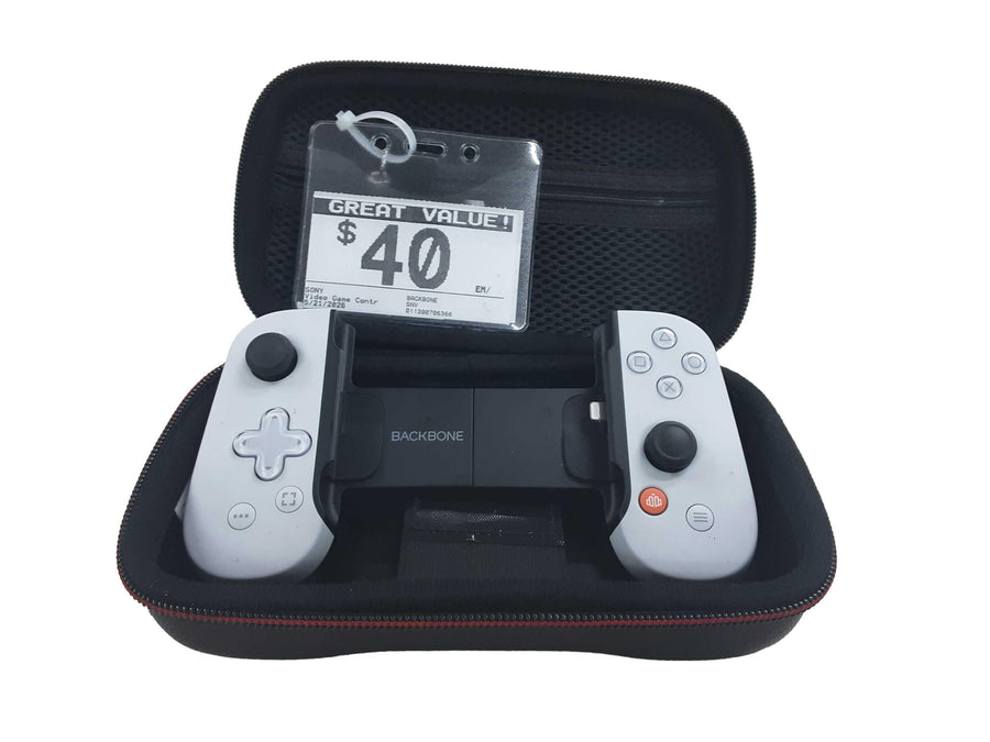 Sony Backbone White Gaming Controller