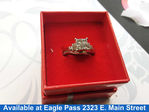 Women's Ring - White Gold 14k (.585) 5.3 grams Size 7