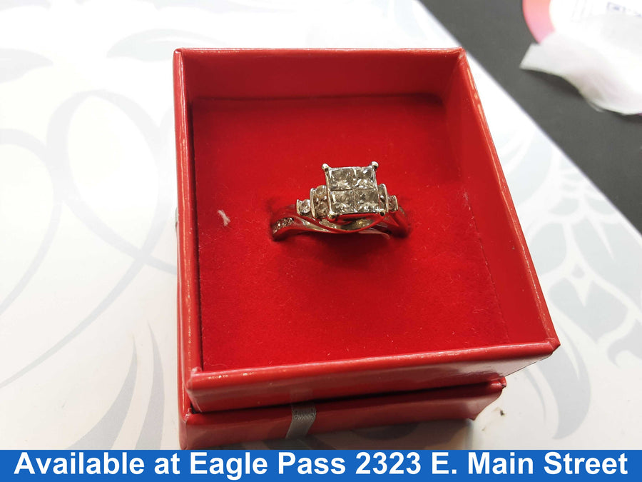 Women's Ring - White Gold 14k (.585) 5.3 grams Size 7