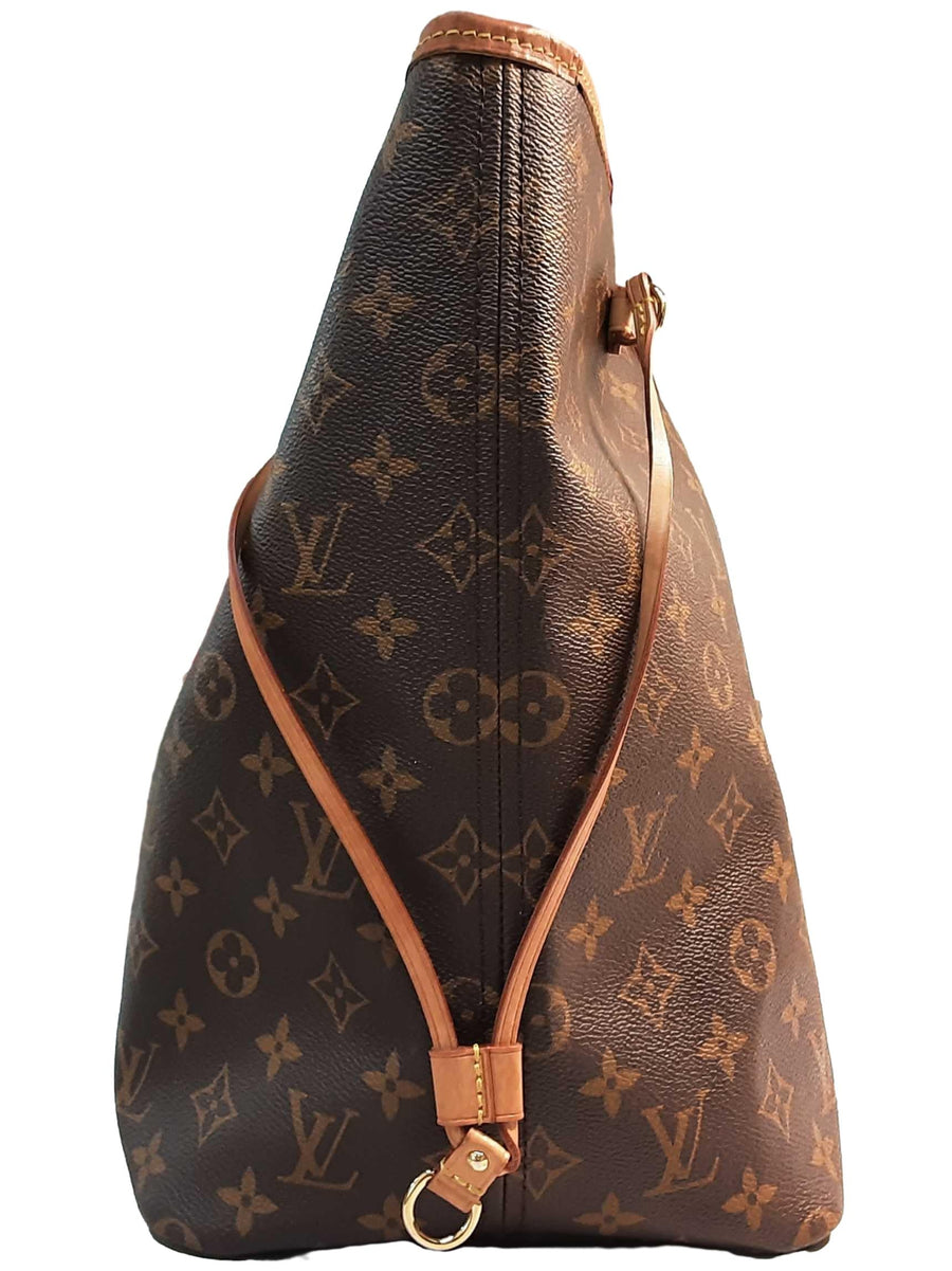 Louis Vuitton Neverfull Mm Brown Purse / Handbag