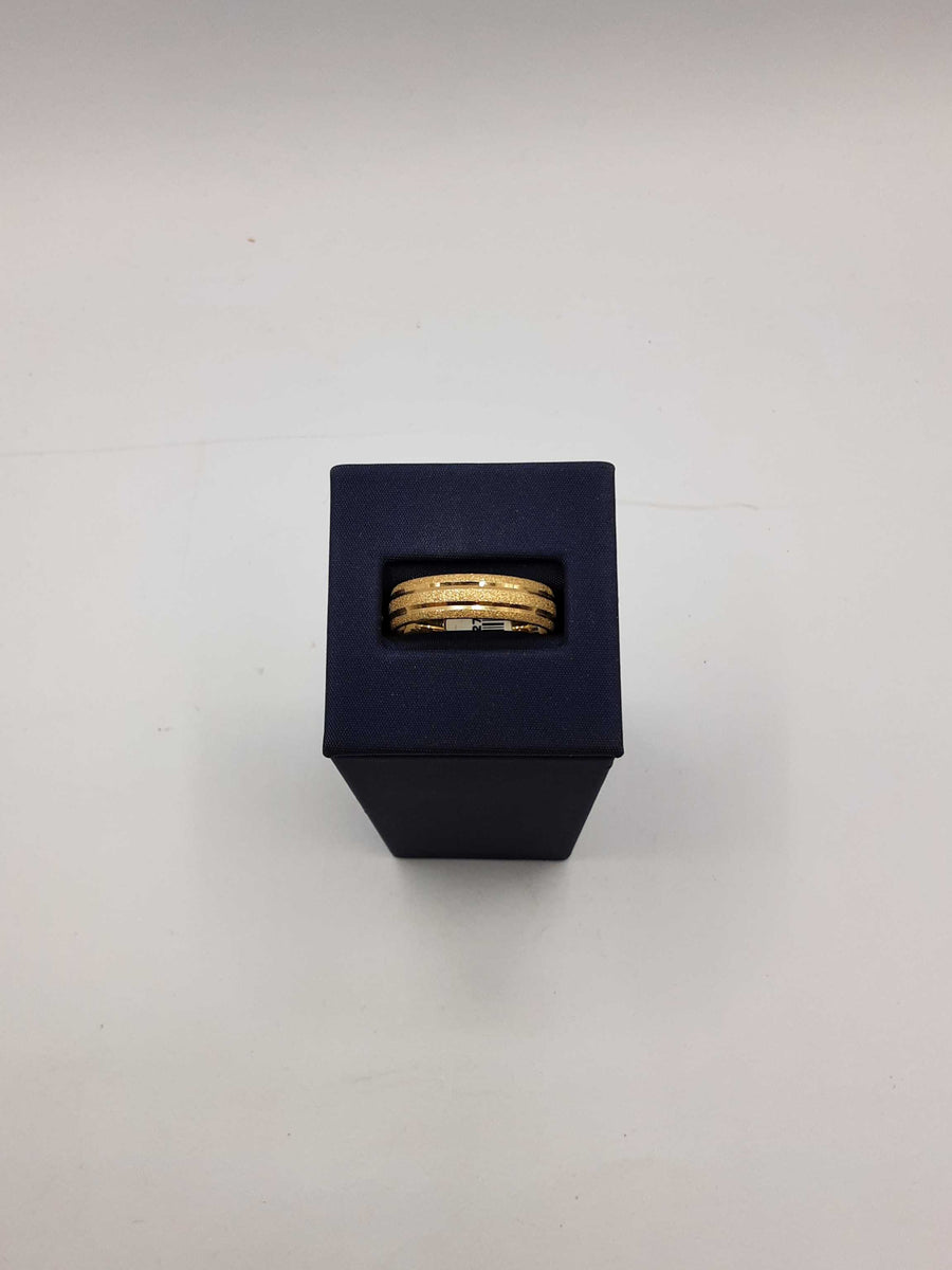 Ring - Wedding Band - Yellow Gold 14k (.585) 3.1 grams Size 20