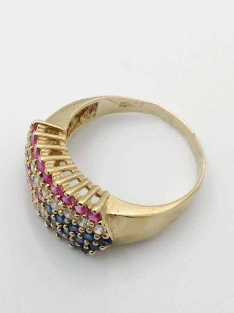 Women's Ring - Yellow Gold 10k (.417) 4 grams Size 9