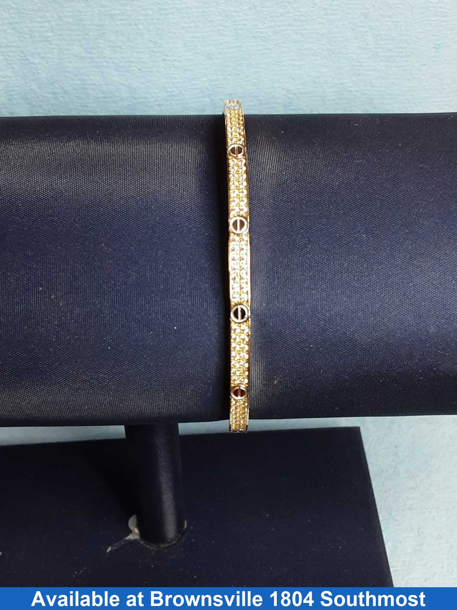 Bangle Bracelet - Yellow Gold 14k (.585) 9.4 grams 4 inch