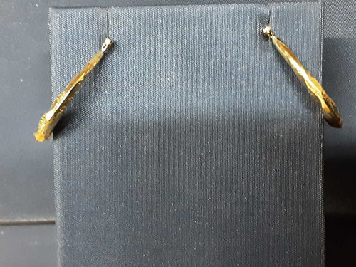 Hoop Earrings - Yellow Gold 14k (.585) 1.3 grams