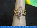 Women's Ring - Yellow Gold 14k (.585) 4.4 grams Size 7