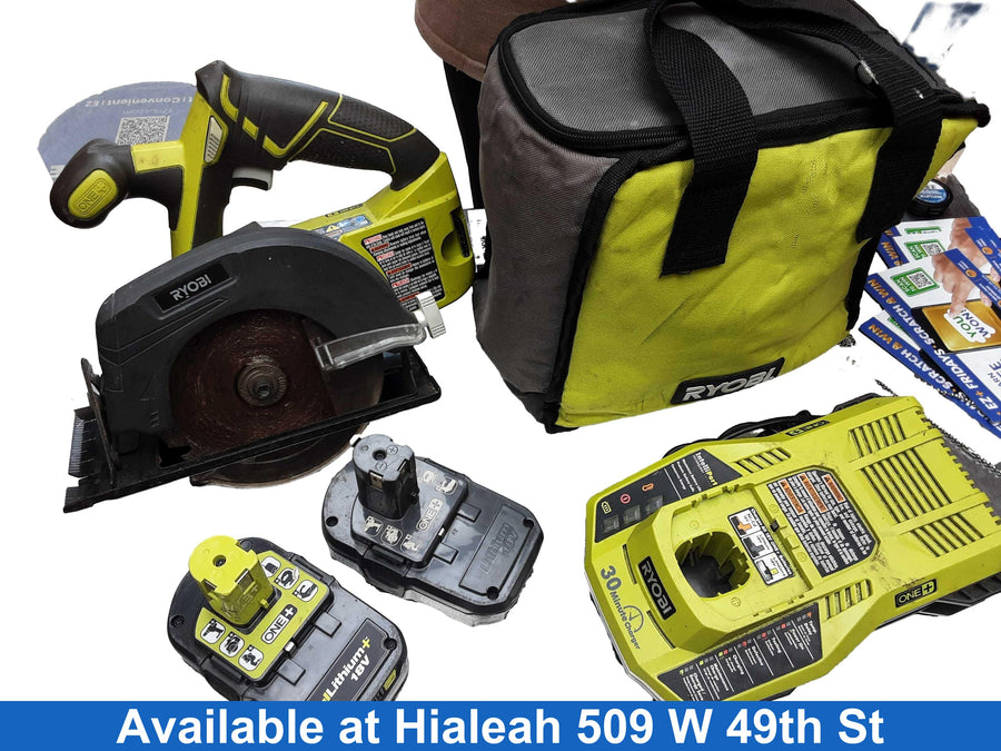 Ryobi P505 Green Cordless Circular Saw
