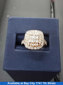 Ring - Engagement Set - Rose Gold 14k (.585) 6.4 grams Size 5.5