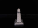 Women's Ring - Solitaire - White Gold 14k (.585) 4.4 grams Size 20
