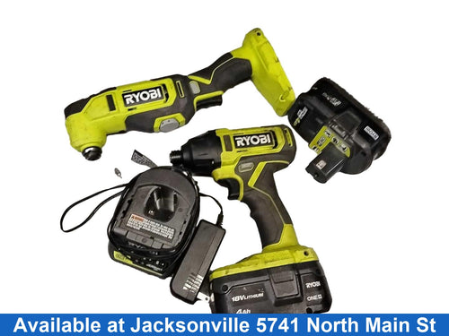 Ryobi Pcl235 Green Cordless Impact Drill