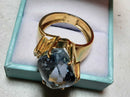 Women's Ring - Yellow Gold 18k (.750) 14 grams Size 11