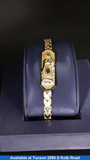 Fox Tail Bracelet - Tricolor Gold 14k (.585) 8.1 grams 7 inch