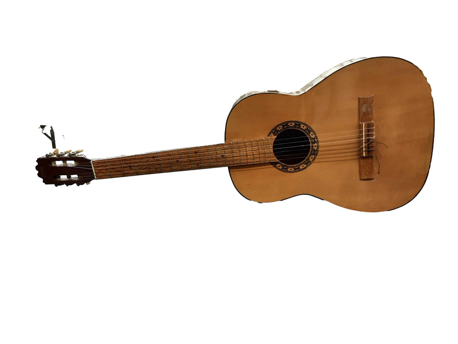 Guitaras De Calidad Jom Brown Acoustic Classic Guitar