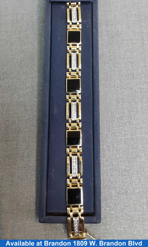 Tennis Bracelet - Yellow Gold 10k (.417) 26.5 grams 8 inch