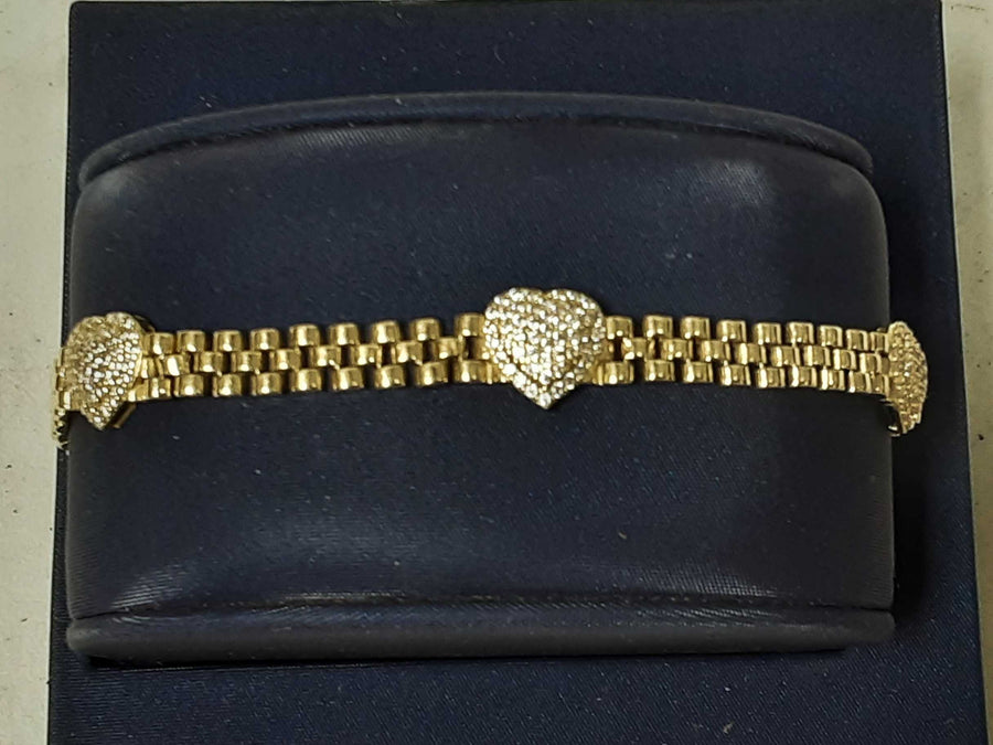 Bracelet - Yellow Gold 10k (.417) 7.6 grams 6 inch